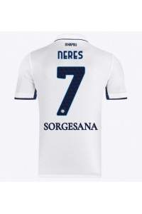 Fotbalové Dres SSC Napoli David Neres #7 Venkovní Oblečení 2024-25 Krátký Rukáv